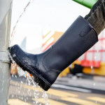 Madingi vyri&scaron;ki lietaus batai Vandeniui atsparūs Atsparūs Ūkininko Vyri&scaron;ki Batai Auk&scaron;ti Ilgi Purvo Galo&scaron;ai Miesto Guminiai Originalūs Dėvėjimui Atsparūs Nauji 44