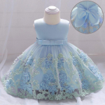 Nauja Kūdikių Gėlių Mergaičių Suknelė Vasaros Tiulio Gimtadienio Vakarėlio Suknelės Vestido Infantil Kostiumas Vaikams Suknelės Mergaitėms Drabužiai 70cm violetinė