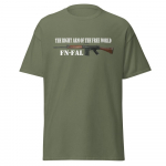 FN FAL mū&scaron;io &scaron;autuvas Nato briti&scaron;kas L1A1 karinis ginklas unisex klasikiniai mar&scaron;kinėliai 2XL