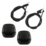 Kairės+De&scaron;inės pusės priekinės sėdynės atlenkimo rankenėlė ir troselis Ford Fiesta MK5 MK6 3 durų Fusion 1441167