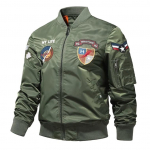 Vyri&scaron;ka striukė rudens oro pajėgų bombone&scaron;io striukė Vyri&scaron;ka siuvinėta beisbolo uniforma laisvalaikio striukė XXXXL