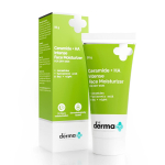 The Derma Co Keramidų + HA Intensyviai drėkinantis kremas su hialurono rūg&scaron;timi sausai odai 50 g