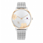 Tommy Hilfiger 1782604 sidabrinis Kvarcinis Moteri&scaron;kas Laikrodis sidabras