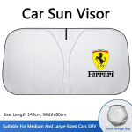 Automobilio logotipas Sulankstomas saulės skydelis Priekinio stiklo skydelis UV apsauga Ferrari Roma 488 Portofino F8 Spider SF90 Superfast LaFerrari