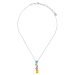 Swarovski Gema Sagtelės tvirtinimo dizaino Rodžiu padengtas karoliai Moteri&scaron;ki karoliai Sidabriniai 5692421 Box (Random Color)