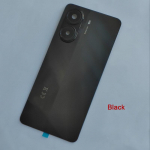 A+++ Galinio Stiklo Baterijos Dangtelis Xiaomi Poco X7 Pro 5G su Kameros Lę&scaron;iu, Galinių Durų Korpuso Pakeitimas & Klijai Poco X7 Pro Black black
