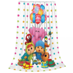 P-POCOYO Elly Pato Fred Loula Miegaliukas Pauk&scaron;tis Vilnos Antklodės Animacinis Juokingas Mesti Antklodės Lovai Sofai Sofa Antklodė Lengvas 180x230cm pink