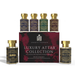 Ananta 6 vnt. Attar kvepalų aliejų rinkinys 6 ml &ndash; Aura, Dubai Oud, Black Musk, Desire, Aqua AQ ir White Sandal | Ilgai i&scaron;liekantis kvapų rinkinys vyrams ir moterims black