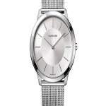 CALVIN KLEIN paprastos serijos laikrodis kvarcinis mechanizmas nerūdijančio plieno apyrankė sidabrinis ciferblatas vyri&scaron;kas laikrodis madingas klasikinis didelis ciferblatas K3M21126 kvarcas