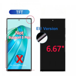 6,7'' OLED ekranas Samsung Galaxy S22 Ultra 5G, LCD ekranas, jutiklinio ekrano skaitmenintuvas, surinkimas Samsung S22 Ultra ekranui TFT European version juoda