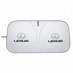 Sustiprintas Atsparus UV Spinduliams Automobilio Skydelis Nuo Saulės Priekinio Stiklo Apsauga Nuo Saulės Skirta Lexus ES RX NX LS UX LM LX GX LC RZ IS CT GS RC HS CD4 145x80 white