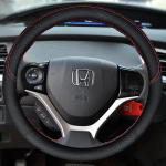 Automobilio vairo apdangalas Neslystantis Pintas Dirbtinė Oda Honda Civic Civic 9 2012 2013 2014 2015 Automobilio Aksesuarai RB6 gray