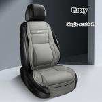 Ergonomi&scaron;ka PU odos automobilio sėdynės pagalvėlė su juosmens ir kojų atrama, vėdinama konstrukcija, laikymo ki&scaron;enės, universaliai tinka daugumai automobilių Artificial leather&Four Seasons