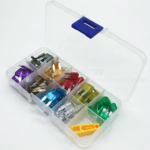 Mini 30/60PCS mentės saugiklių asortimentas automobilių sunkvežimių motociklų saugiklių rinkinys ATC ATO bankomatas 30pcs įvairiaspalvis