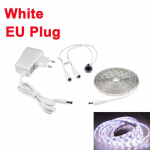 MALITAI 12V 2835 SMD LED juostinė lemputė su &scaron;viesos reguliatoriumi jutikliniu jungikliu, skirta virtuvės LED po spintele, spintos lempa su ES ki&scaron;tuku EU Plug 1M balta