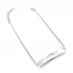 Les Tr&eacute;sors De Lily [J8642] - Bracelet Argent 'Identit&eacute;'
