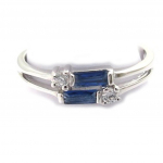 Bague Argent 'Celestina' saphir