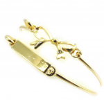 Les Tr&eacute;sors De Lily [L6052] - Bracelet double 'Noeud Romantique' dor&eacute; auksas