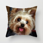 1vnt mielas &scaron;uo Yorkie BICHON &scaron;uo Jork&scaron;yro dekoro spausdinimas pagalvės užvalkalas miegamojo sofa juosmens pagalvėlės užvalkalas Automobilio dekoravimas pagalvėlės užvalkalas 45*45cm