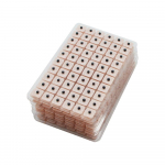 600 vnt./part. Kini&scaron;kais magnetais padengtos sėklos lipdukai pasta pupelių ausų masažo sėklos akupunktūros terapijai auskarų akupunktūrai 600pcs