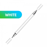Fonken Universal 2 in 1 Stylus Pen pie&scaron;imo plan&scaron;etinio kompiuterio talpinio ekrano jutiklinis ra&scaron;iklis, skirtas iOS Android iPad pie&scaron;tukų priedai balta
