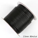 5-10 metrų / ritinys 2,5 mm / 3 mm / 3,5 mm / 4 mm / 5 mm Korėjos apvalus va&scaron;kuotas virvelis, karoliai, virvė, odinis laido siūlas papuo&scaron;alų gamybos priedams 2.5mm 10meter