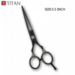 TITAN Kirpyklos Žirklės Profesionalus Kirpėjas Plaukų kirpimas Pjovimas Retinimas &Scaron;lytis Japan 440c Nerūdijantis plienas 5.5inch juoda