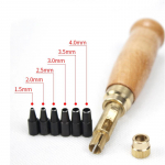 Automatinė diržo perforavimo ma&scaron;ina, keičiama tyli sukamoji perforavimo ma&scaron;ina, laikrodžių rankdarbių įrankių perforavimo ma&scaron;ina 1.5mm-4mm geltona