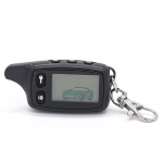 TW9010 Tomahawk 9010 Dvipusė automobilio signalizacija Rusi&scaron;ka Tomahawk TW 9010 raktų pakabukas juoda