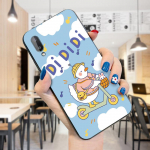 Cartoon Girl Duck dizaino telefono dėklas mergaičių berniukų smūgiams atsparus telefono dėklas Samsung A01
