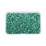 30/50/80 g / dėžutės spalvos smulkinto stiklo akmenų dervos užpildas, skirtas pasidaryk pats epoksidinės dervos formos netaisyklingam kri&scaron;toliniam nagų dailės dekoravimui papuo&scaron;alų gamybai 80g