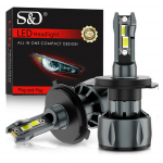 2vnt Super Bright Mini H4 H7 LED automobilio priekinių žibintų lemputės 70W 20000Lm CSP Chip Auto H1 H11 LED Light H8 HB3 HB4 9005 9006 9012 Hir2 6000K automatinė lemputė 12V