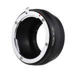 FOTGA Rankinio objektyvo tvirtinimo adapterio žiedas, aliuminio lydinys, skirtas Pentax K-Mount objektyvui su Fuji juoda
