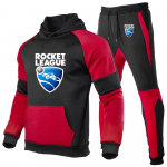 Vyri&scaron;ki &bdquo;Rocket League&ldquo; megztiniai + kelnės, 2 dalių komplektas, laisvalaikio sportinės aprangos gobtuvai, rudens ir žiemos nauji sportiniai kostiumai, kar&scaron;ti S
