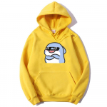 Animal Shahimi Shark PicShu Oversized Hoodie Girls Kawaii/Cute WOMEN Animacinis megztinis ilgomis rankovėmis Harajuku High Street Fleece