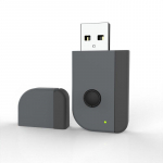 VAORLO USB žaidimų adapteris &bdquo;Bluetooth&ldquo; žaidimų pulto imtuvas, skirtas PS5 PS4 &bdquo;Xbox One&ldquo; rankenos adapteris, belaidis rankenos imtuvas, skirtas &bdquo;Switch Pro&ldquo; Black juoda