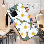 Akvarele tapybos kalnų gėlių ra&scaron;tų dėklas, atsparus smūgiams mink&scaron;tas silikoninis TPU apsauginis telefono korpuso dangtelis, skirtas Xiaomi Redmi Redmi 10