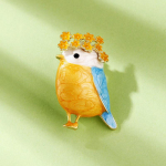 Mados gėlių vainikas Mažas pauk&scaron;čio sagė Moteri&scaron;kas kostiumas Paltas Papuo&scaron;alai Aksesuarai Dovana Kūrybinis žavesys Metaliniai laisvalaikio segtukai Moteri&scaron;kos vakarėlio vestuvinės dovanos