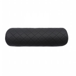 1/2pcs Faux-skin leather Car Neck Pillow Silk Cotton Filling with Anti-mite Lined Cover Car Round Roll Headrest Support