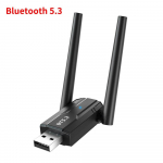 150 m Bluetooth 5.3 adapteris USB siųstuvas imtuvas Nemokama tvarkyklė PC Windows 11/10/8.1 Pelė Klaviatūra Garso imtuvas Kompiuterio priedai Plug and Play