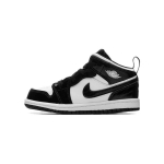 Air Jordan 1 Mid SE TD All Star 2021 Kūdikių sportbačiai Juodi Balti DD2193-001