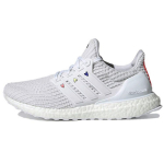 Adidas UltraBoost 4.0 DNA Balti &Scaron;irdelės Moteri&scaron;ki Sportbačiai Debesų-Balta Kreida-Balta Saulės-Raudona GZ9232 38