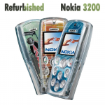 Atnaujintas originalus Nokia 3200 mobilusis telefonas su 1 SIM kortele No charger mėlyna