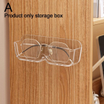 Prie sienos montuojamas skaitymo akinių laikiklis akinių laikiklis akinių nuo saulės ekrano stovas UK skaidri