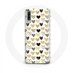 Coque Samsung Galaxy A70 Fond de coeurs