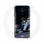 Coque pour Samsung Galaxy j7 2017 Formule 1 Valtteri Bottas Pilote automobile F1 Noir juoda