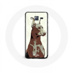 Coque pour Samsung Galaxy J3 Doberman Race de chiens