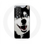 Coque pour Samsung Galaxy A52 Husky de Sib&eacute;rie Yeux Bleus