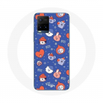 Coque pour Vivo Y21s 2021 / Y21 2021 BTS Bangtan Sonyeondan BT21 No&euml;l 2023