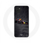 Coque Samsung Galaxy A03 Formule 1 Max Verstappen F1 noir rouge et jaune juoda
